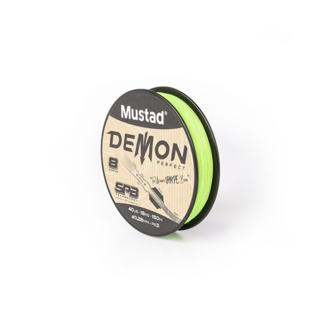 Mustad Demon Perfect Braid 10Lb/0.10 Mm,165Yd/150M C