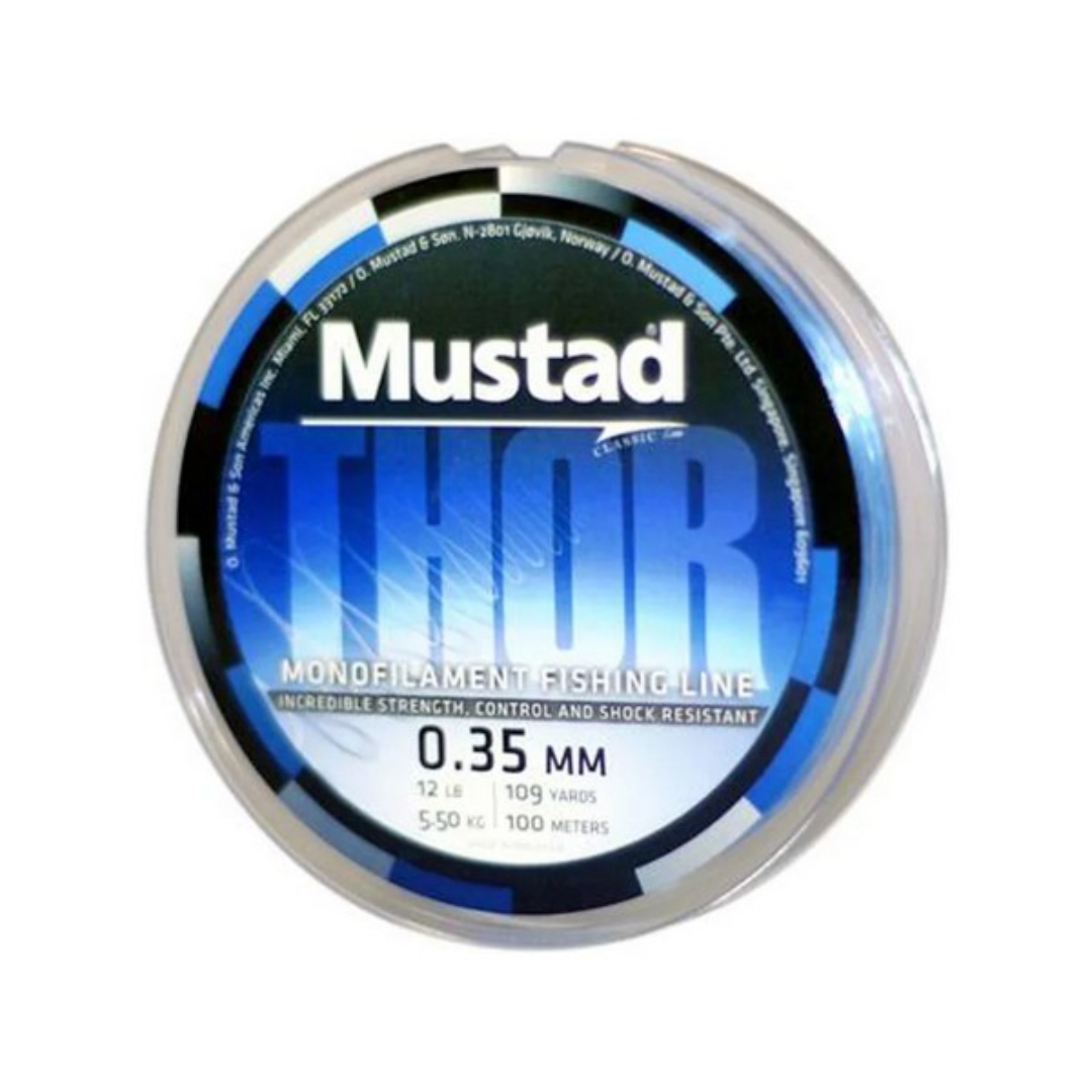Mustad Thor Super Soft Mono 20M 0.95 80Lb Clear Clear