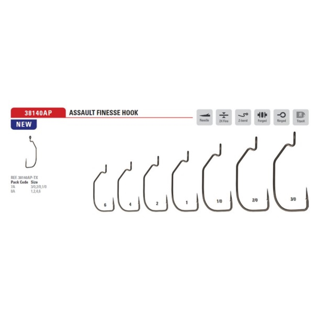 Mustad Assault Finesse Titanx 2 8Db/Cs
