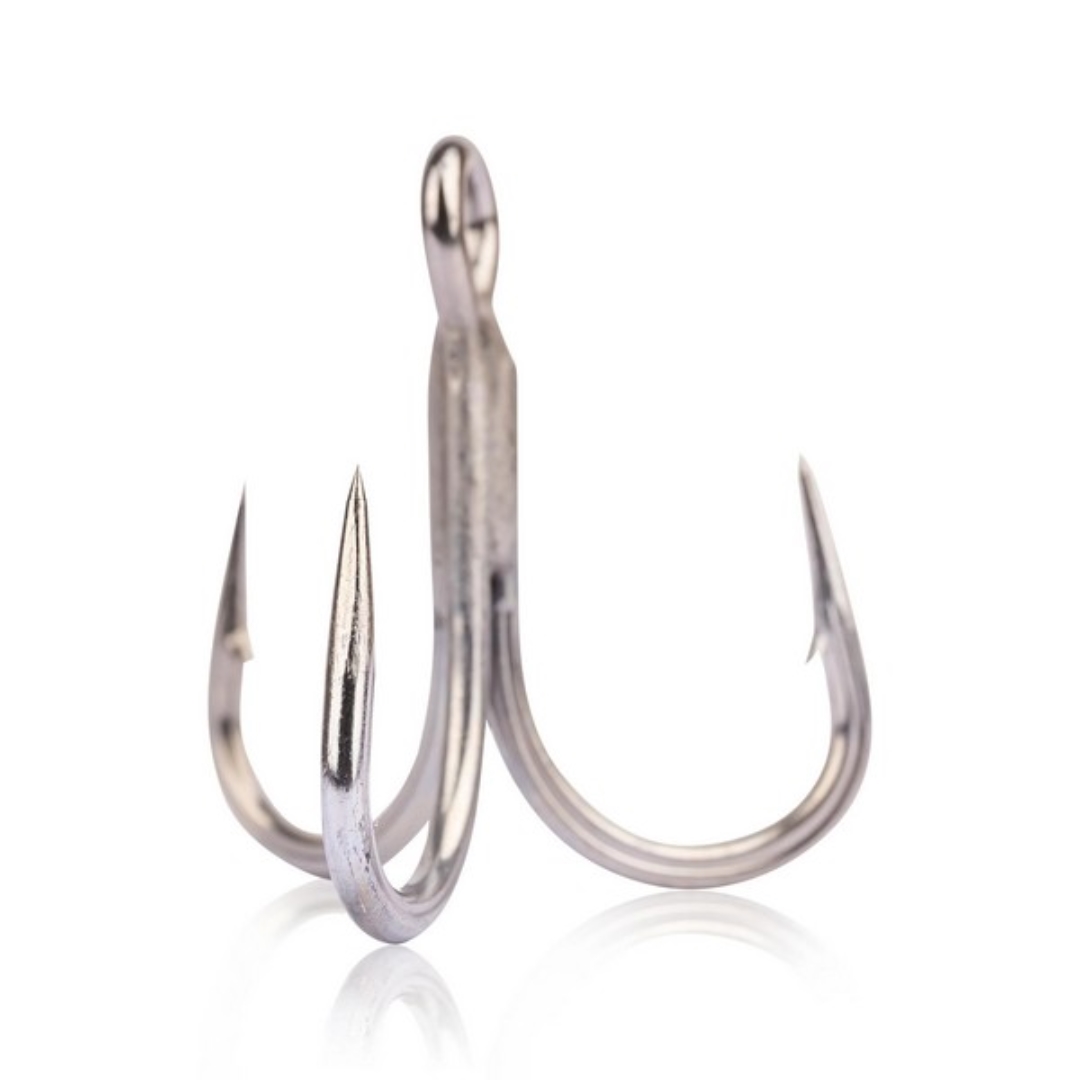 Mustad Un Inline Treble - 5X Strong Titan Steel 3/0 4Db/Cs