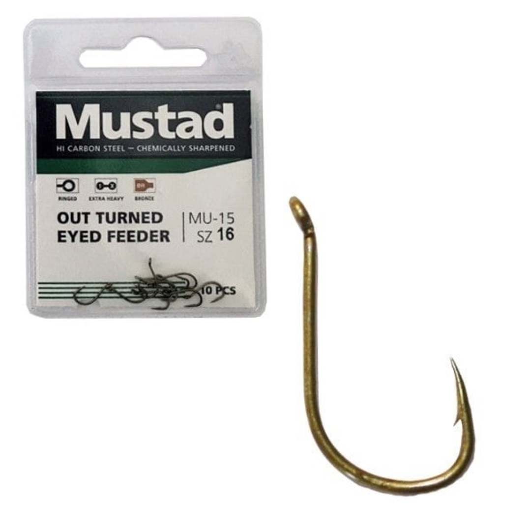 Mustad Ultra Np Out Turned Eyed Feeder 10 10Db/Csomag