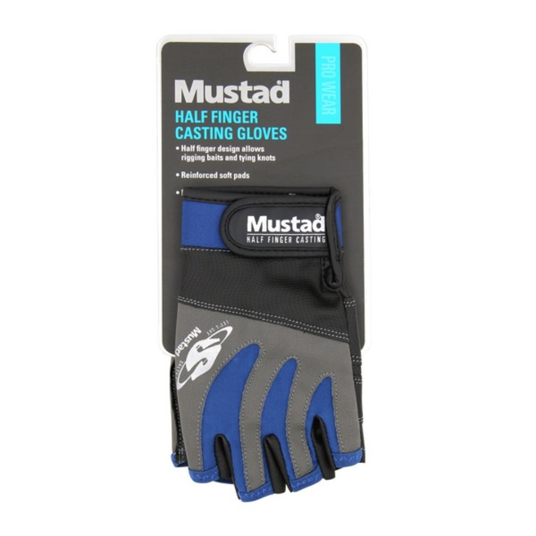 Mustad Ujjatlan Kesztyű M