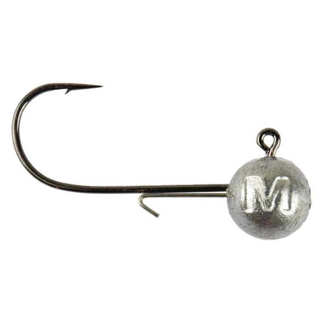 Mustad Ball Jig Head W/Keeper 2 5G Lead