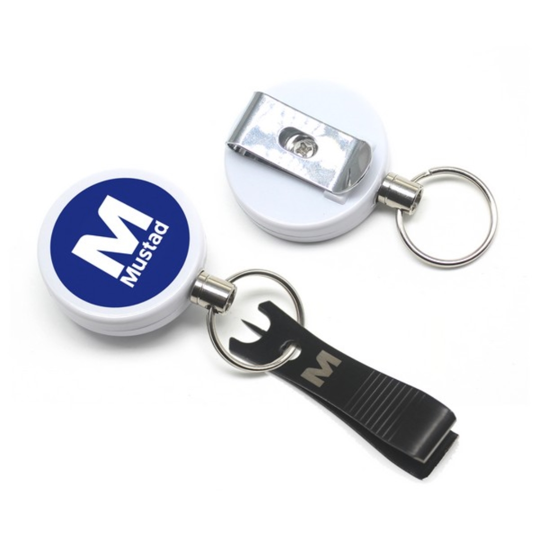 Mustad Eco Zsinórvágó Csipesz - Visszahúzható Övklipsszel